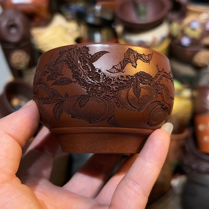 茶杯紫砂宜興紫砂主人杯