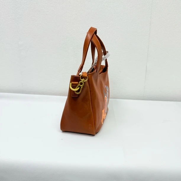 水晶植揉头层牛皮 元宝【3D高分子热熔印制】82202