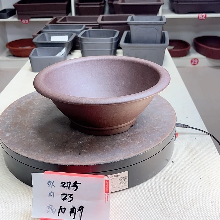 紫砂花盆小小圆盆