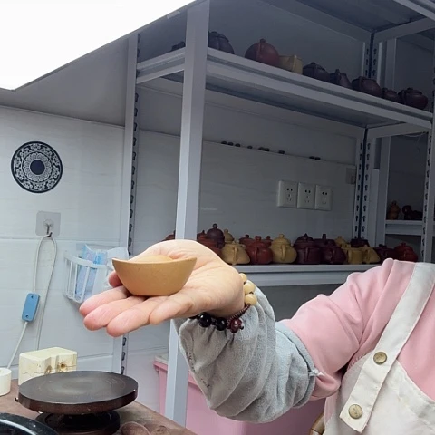 茶案段泥元宝茶宠