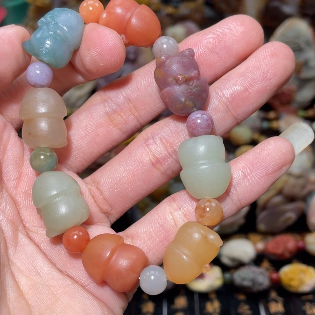 石英质玉未镶嵌手链