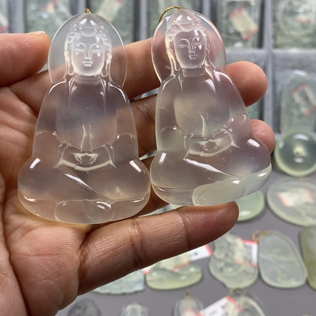 紫***来蛇纹石玉未镶嵌颈饰