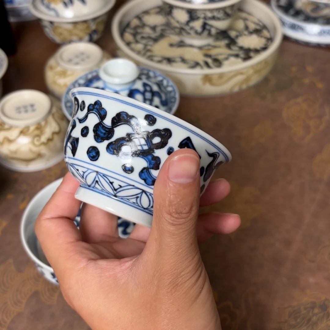 摆件景德镇手绘茶器