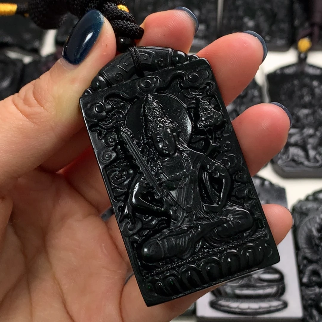 天然a货钢琴黑挂件