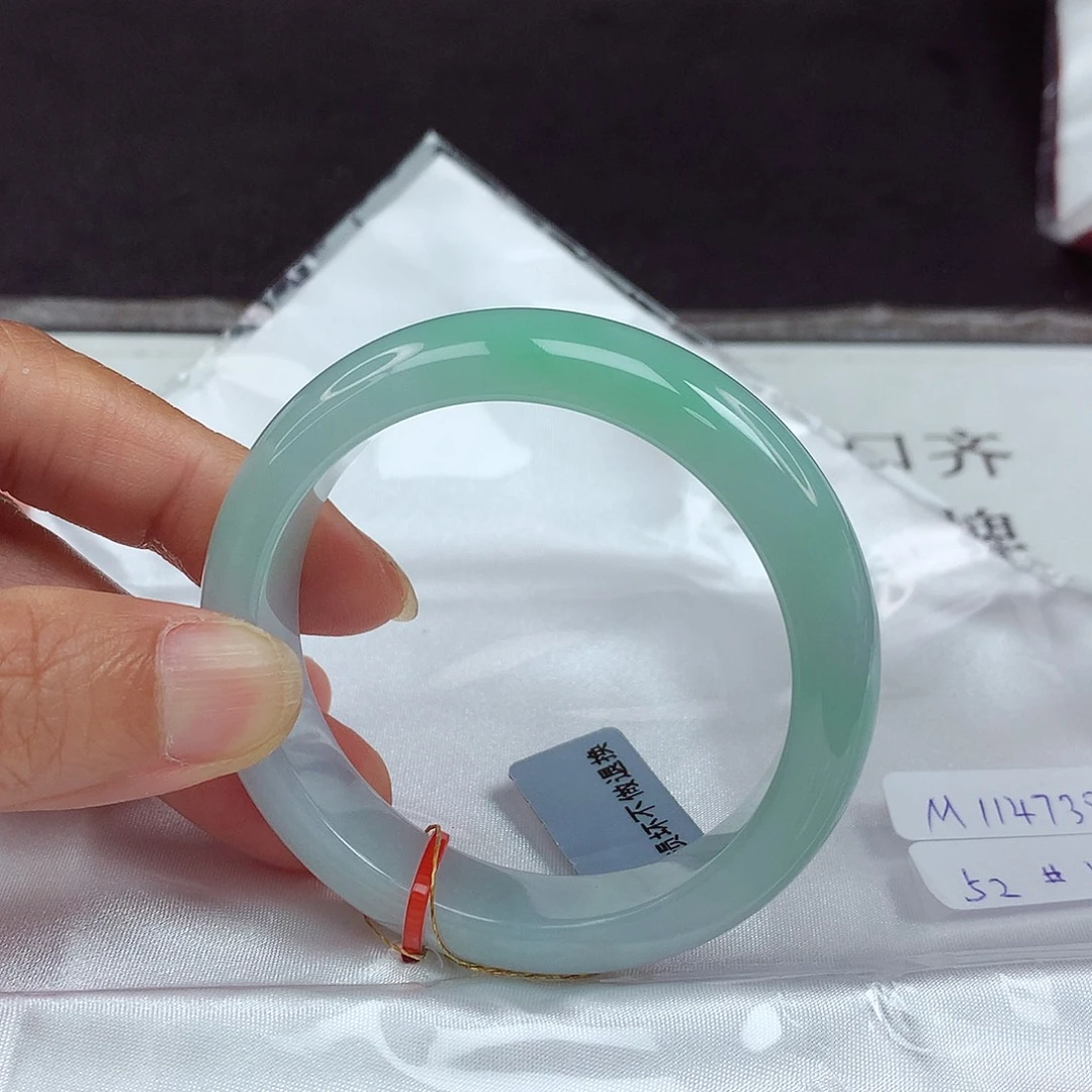 未镶嵌手镯翡翠52圈4738