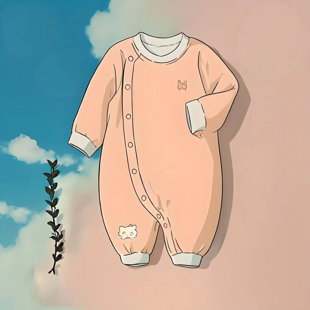 婴儿咖啡碳连体衣抗菌面料新生儿爬服春秋保暖长袖连身衣亲肤柔软