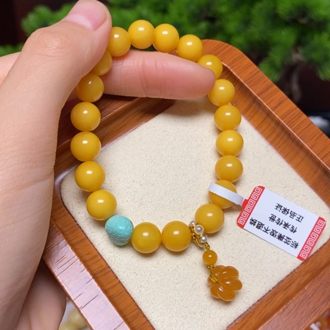 【闪购商品】未镶嵌蜜蜡手链手串