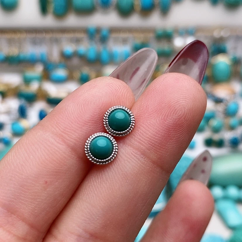 【闪购商品】绿松石戒指银S925镶嵌