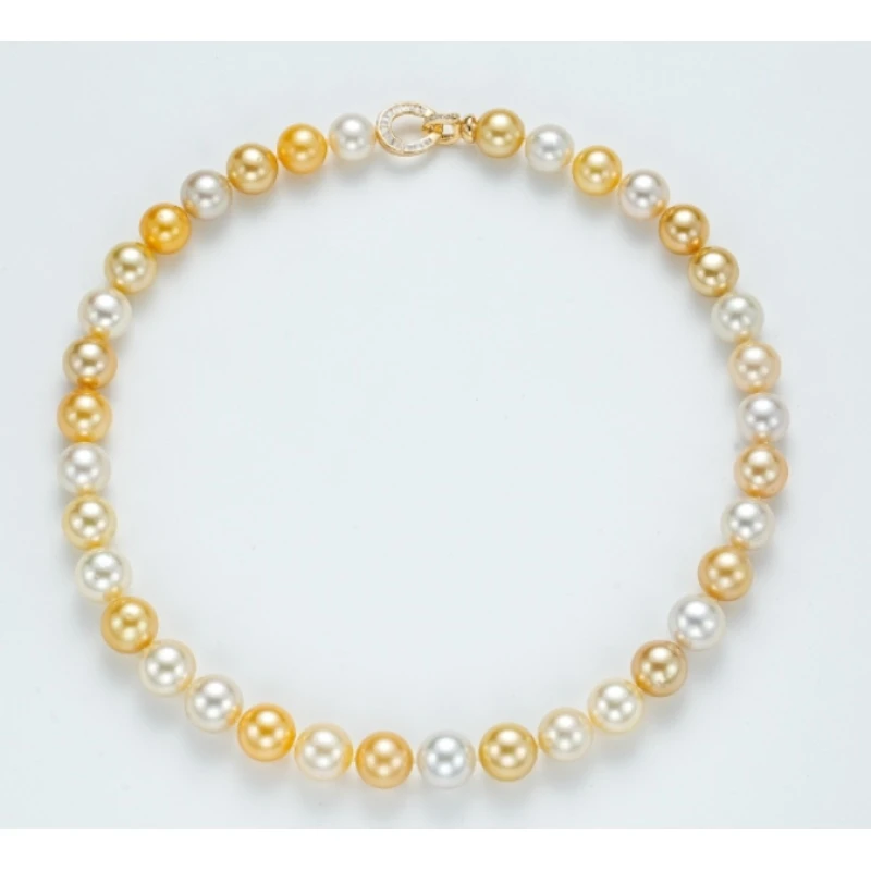 阁主珠宝天然海水南洋金珍珠项链【多样性发其一】【多样性发其一