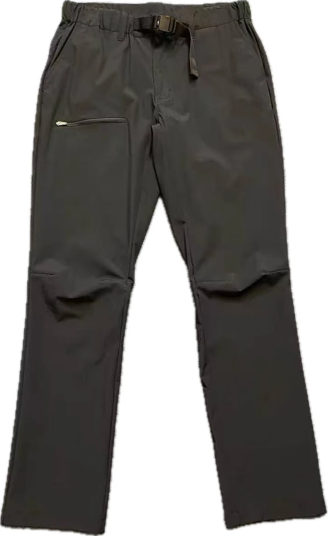 男士薄款红刺绣户外速干裤冲锋裤