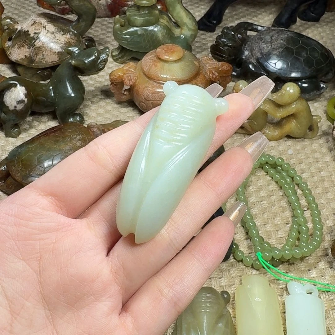 白玉菩提吊坠挂件