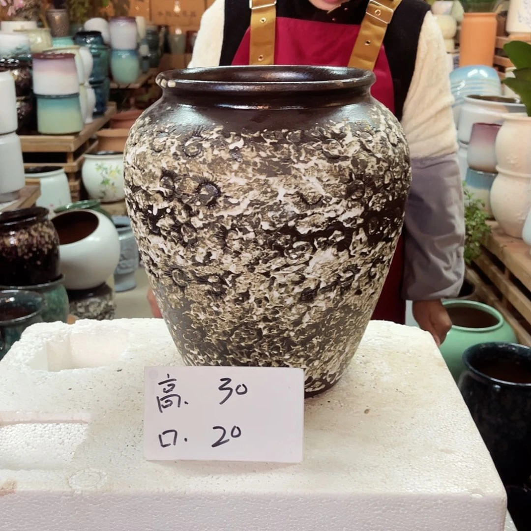 紫砂花盆高度30口径20