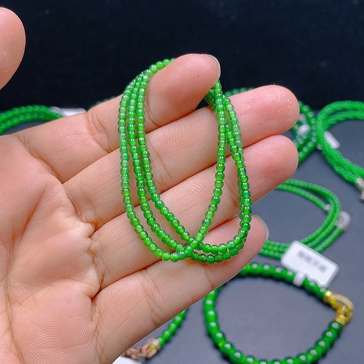 颈饰未镶嵌翡翠A货卡2.7