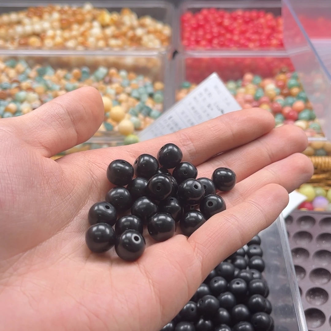 【闪购商品】白玉菩提吊坠z12/100+20颗海南黑金