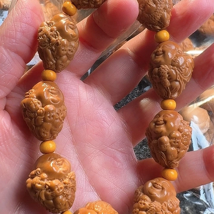 橄榄核吊坠橄榄九龙九子米勒