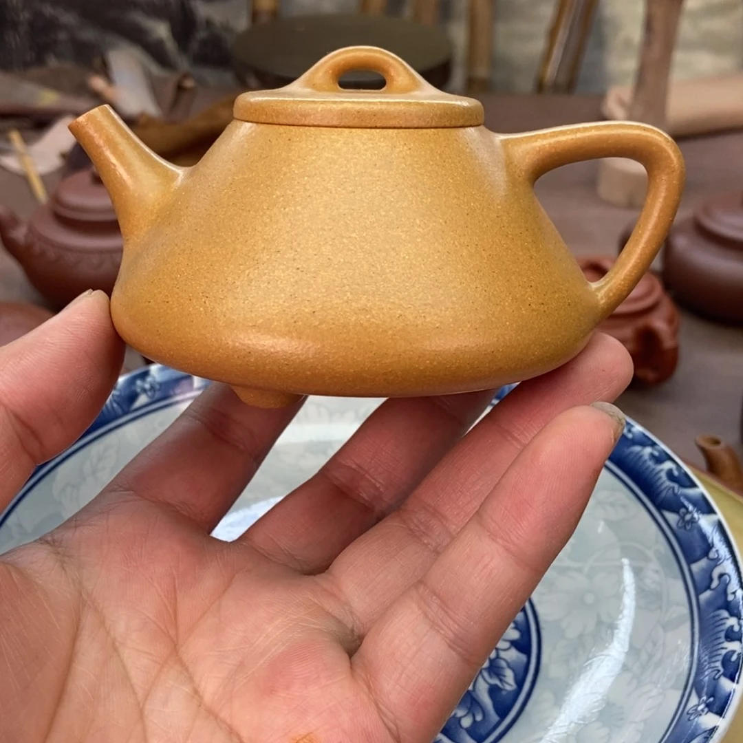 茶壶紫砂黄金段200 容量宜兴紫砂壶