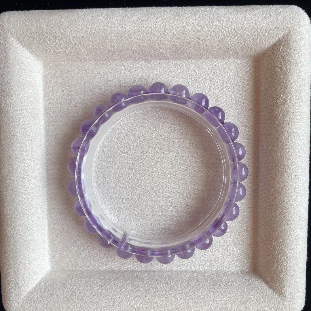 天然薰衣草紫水晶手串8-11mm