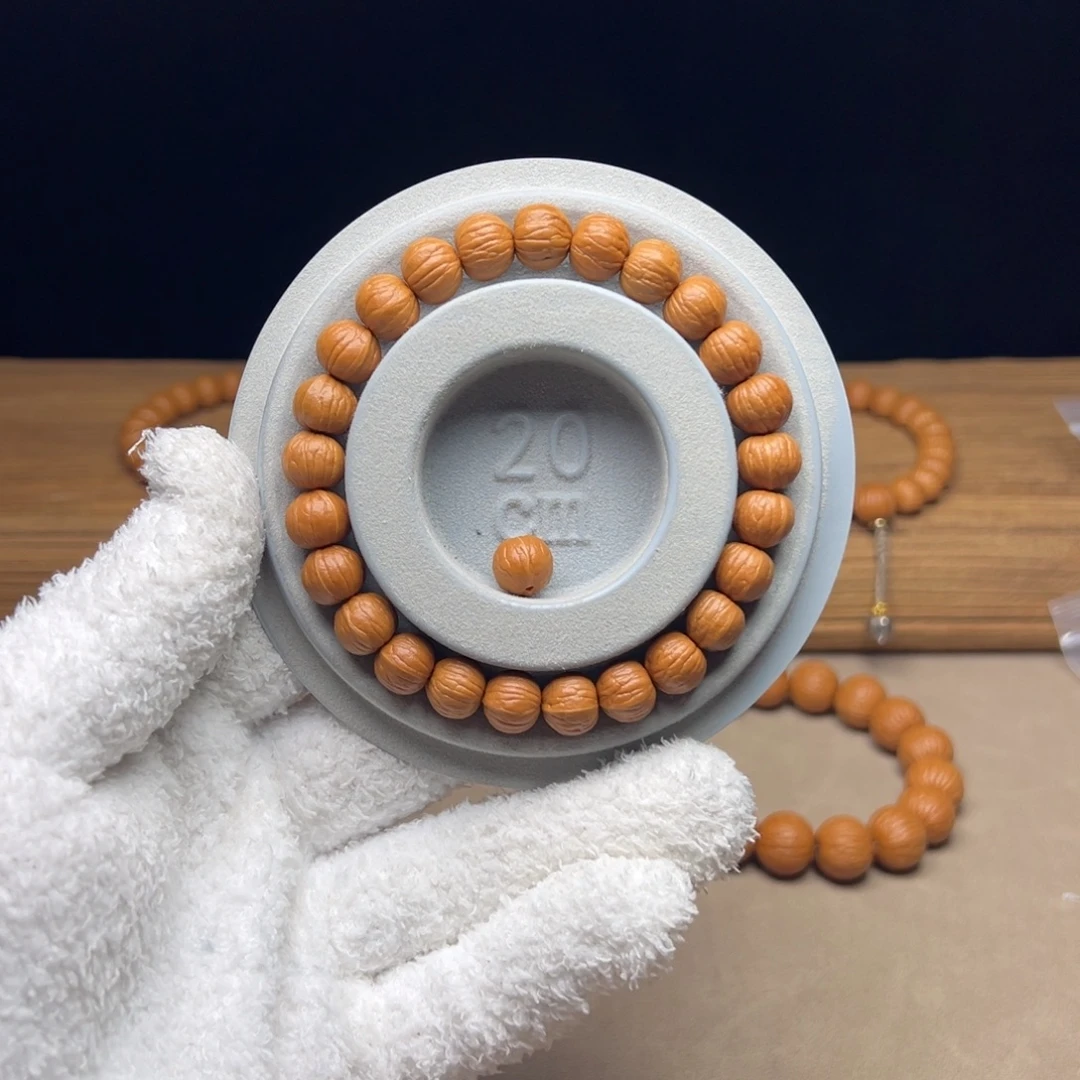 吊坠猴头核桃原皮南瓜9-12尺寸随机发，带备用籽，送刷子