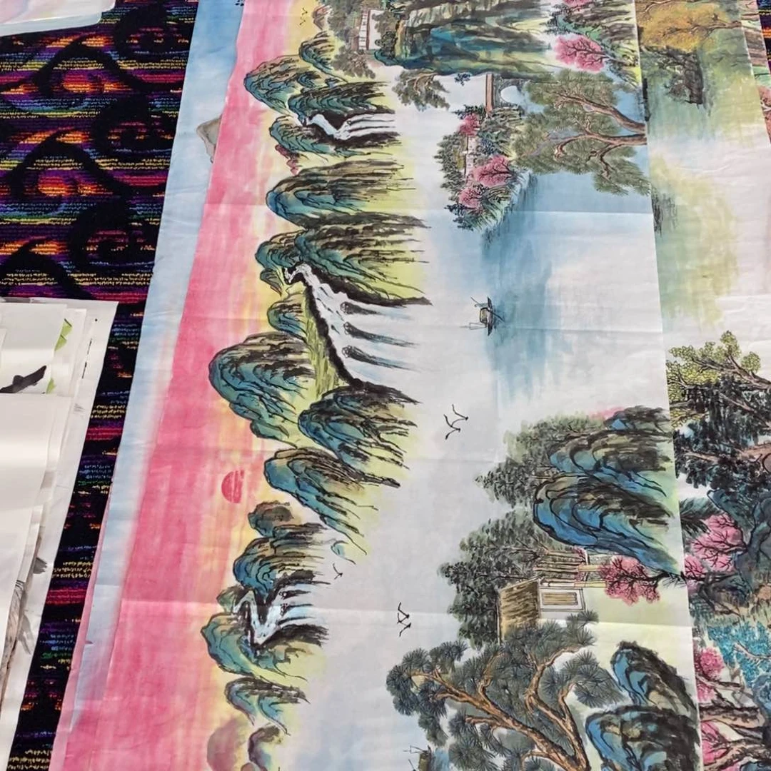 国画国画山水小六尺 琪