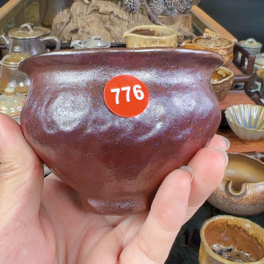 杯吕*776柴烧紫砂主人杯