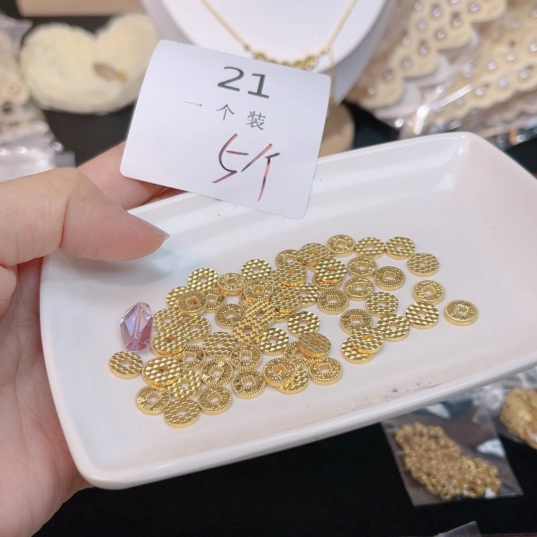 紫晶珠宝半成品银S925镀金镶嵌21