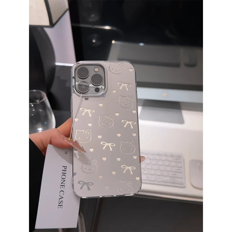 爱心蝴蝶结适用苹果17pro手机壳16pro华为p羽纱imd小米女oppo荣耀