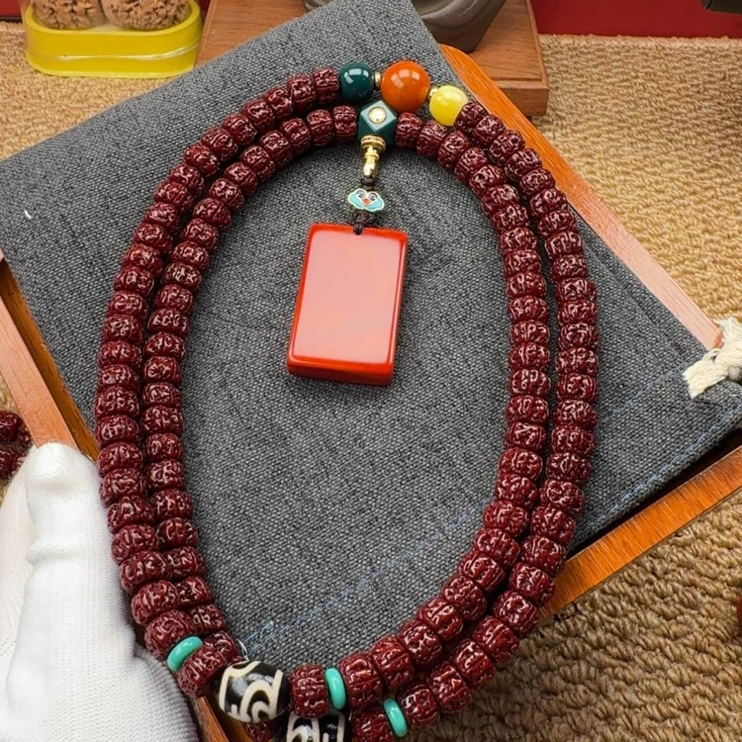 金刚菩提吊坠黑金