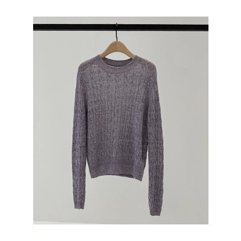 原单非市面货！亮片麻花针织套衫R45