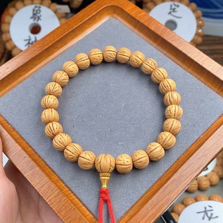 桃核手串黄桃11抛光板误差0.5