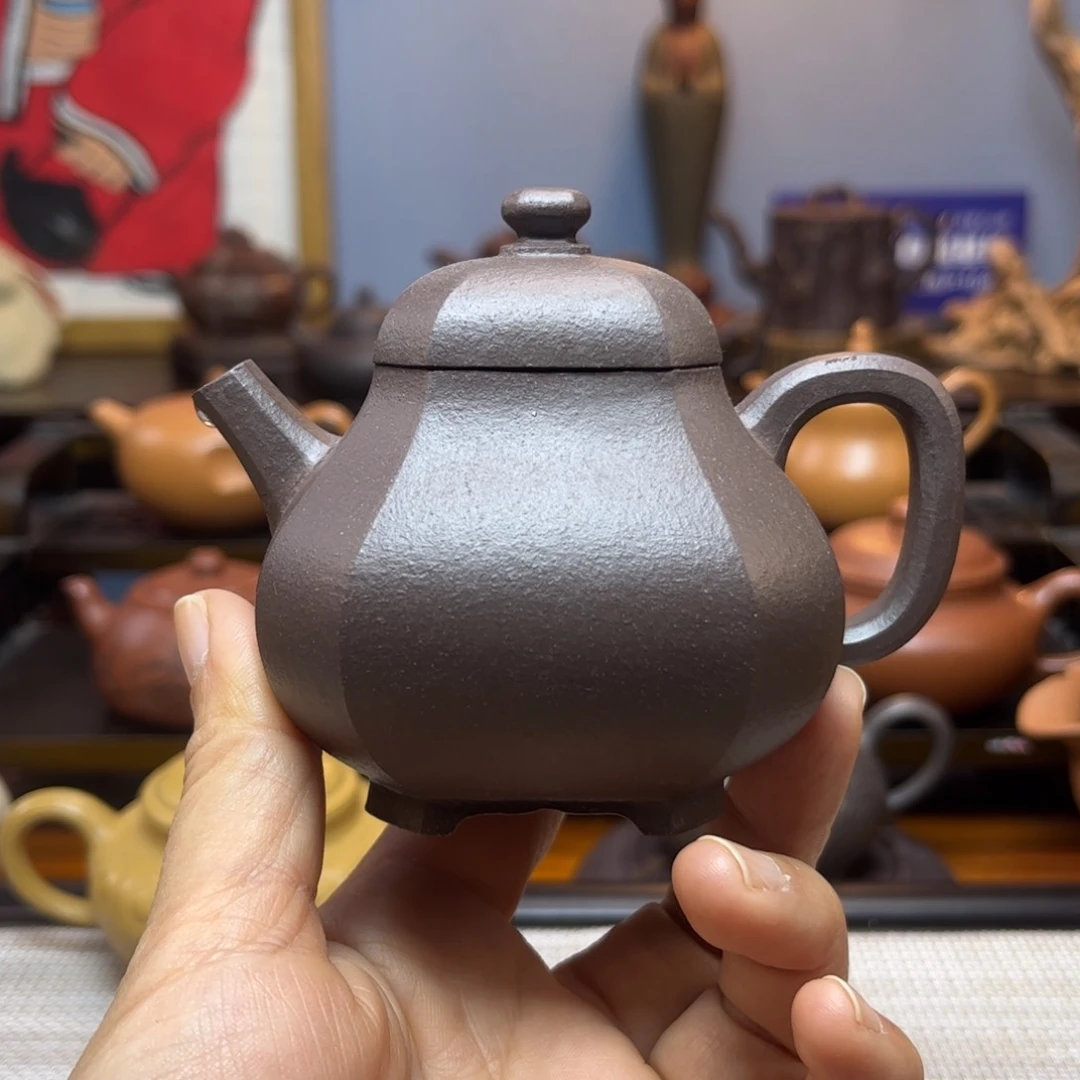 紫砂茶具半手工制作