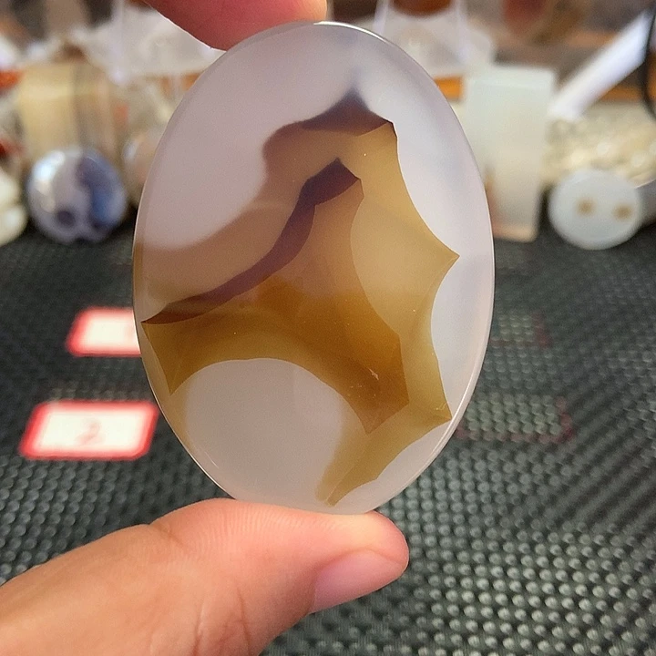 玛瑙/玉髓颈饰合金