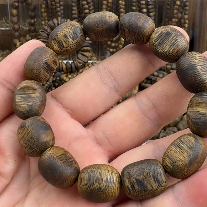 手串沉香张勺子手串13克加