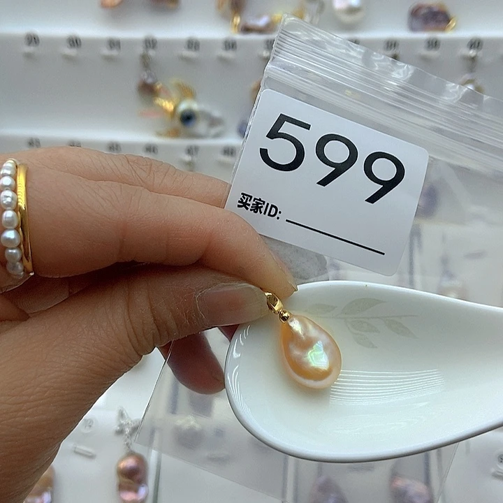 淡水珍珠颈饰银S925镶嵌