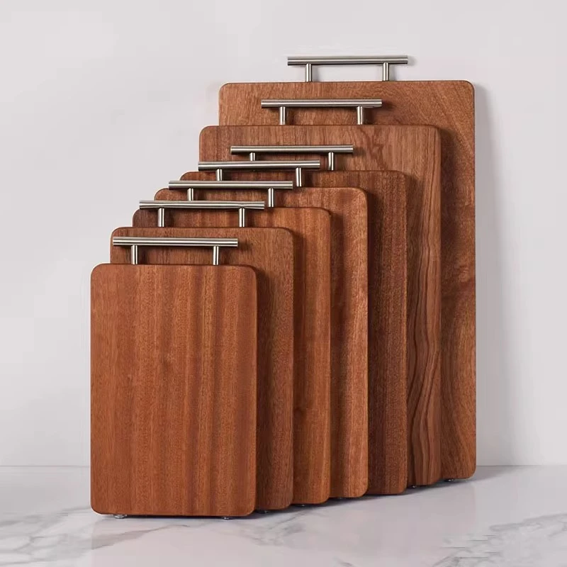 乌檀木整木菜板家用厨具实木砧板双面整切厨房菜板抗菌防霉切菜板