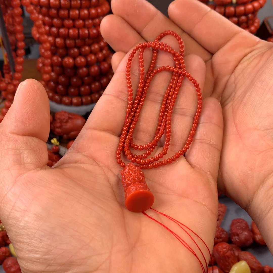 南红玛瑙配饰未镶嵌