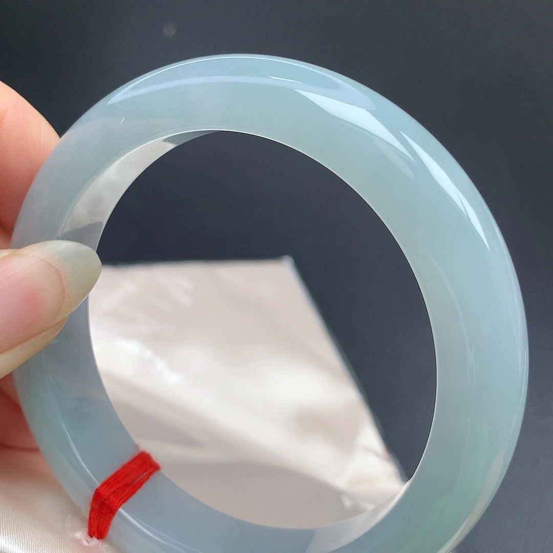 翡翠未镶嵌手镯57圈口