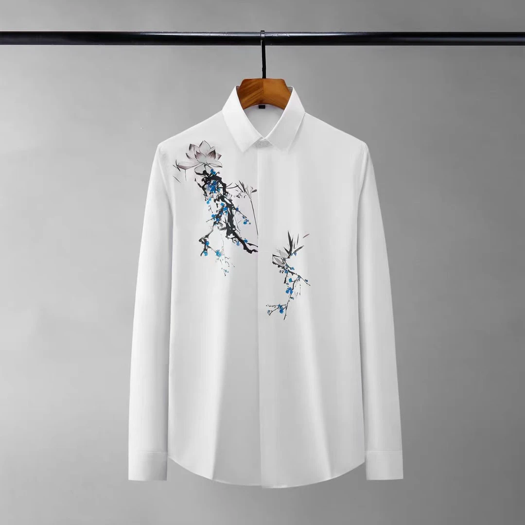 【201-211桑蚕丝】深圳南油100分桑蚕丝女装花色时尚百搭桑蚕丝衬衫