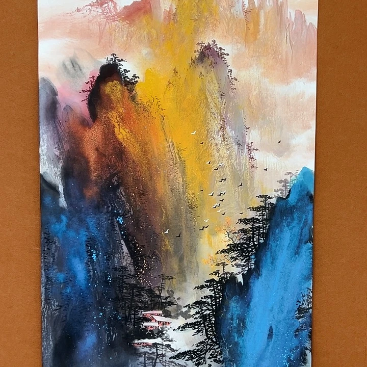 国画李文峰的作品