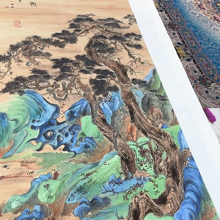 国画书画描金拓染金石传拓手写