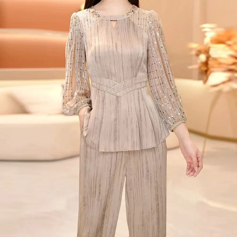 2025年春季新款套装两件套时尚优雅减龄洋气高质量套装气质