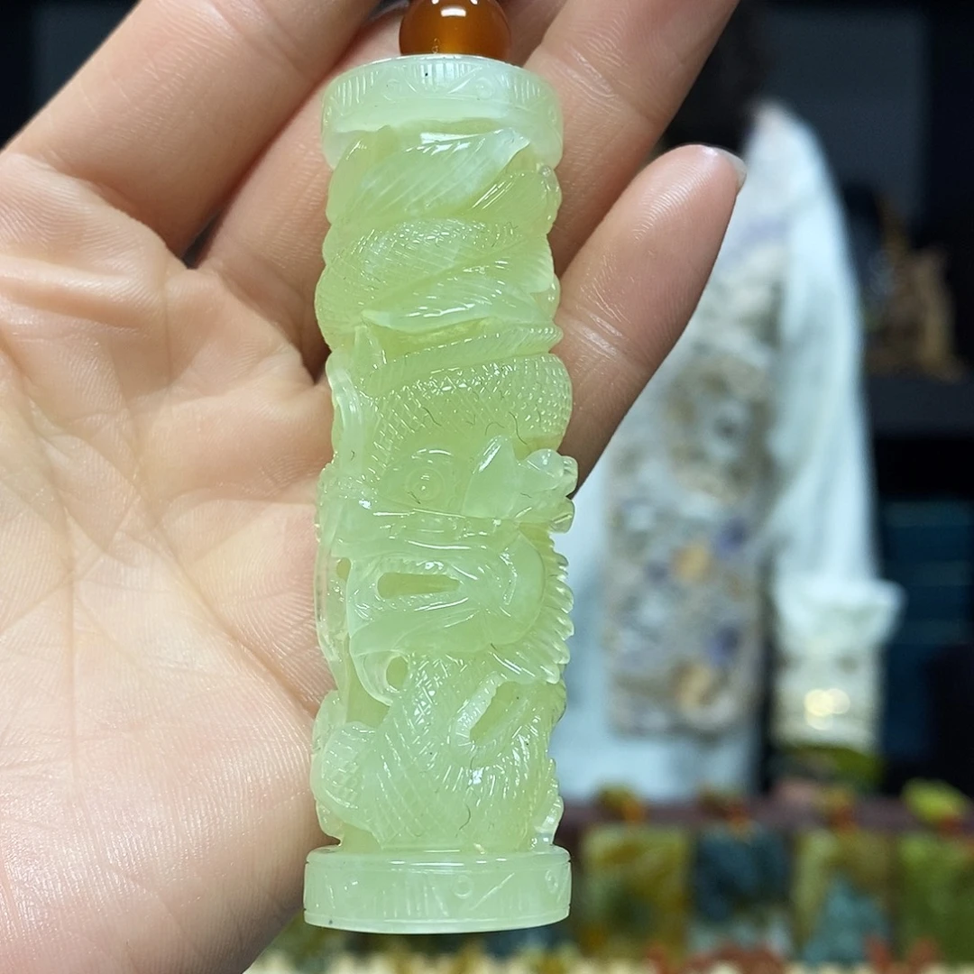 未镶嵌岫玉挂件吊坠