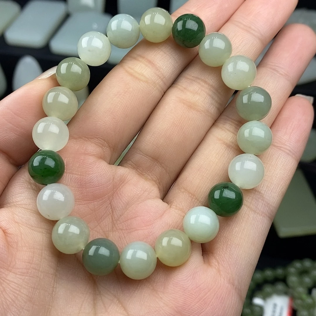 和田玉未镶嵌手链