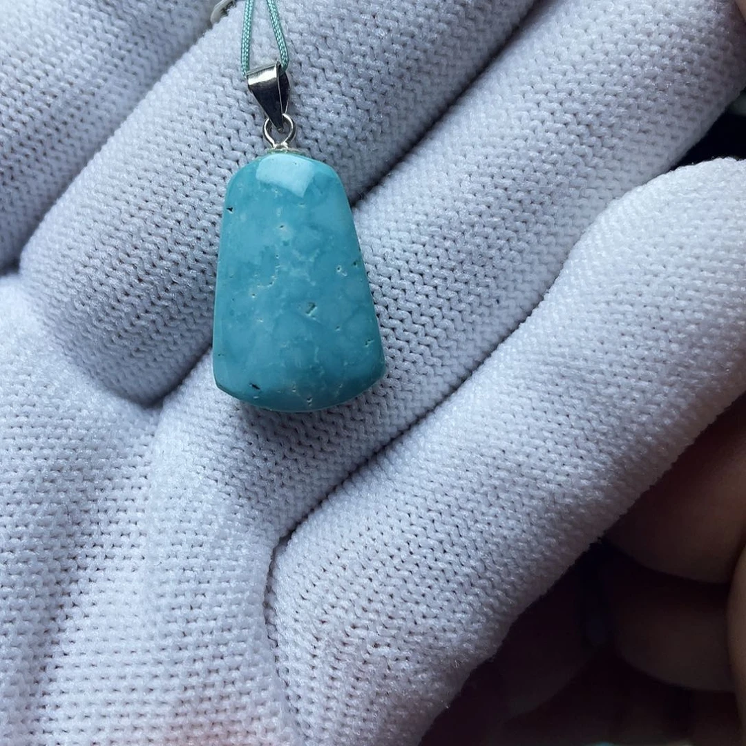 绿松石银S925镶嵌珠宝奇石