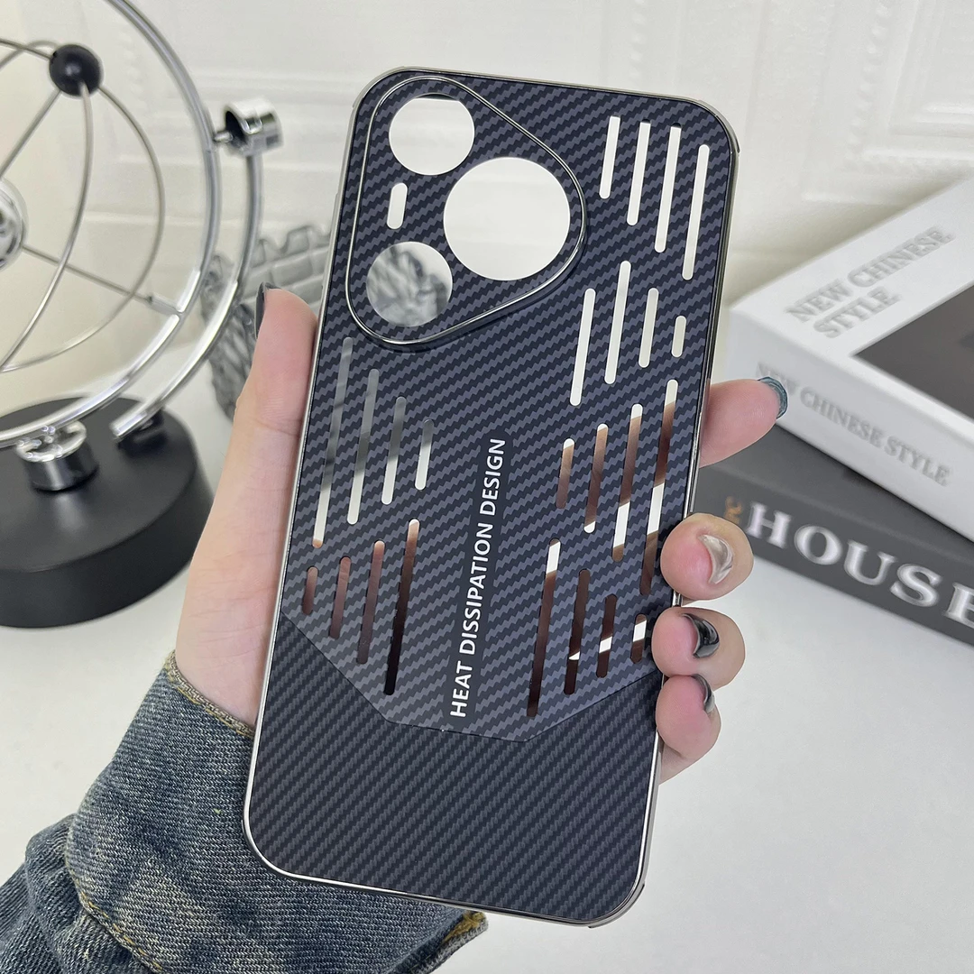 适用华为pura70ultra手机壳苹果16高端mate70pro+凯夫拉纹60商务