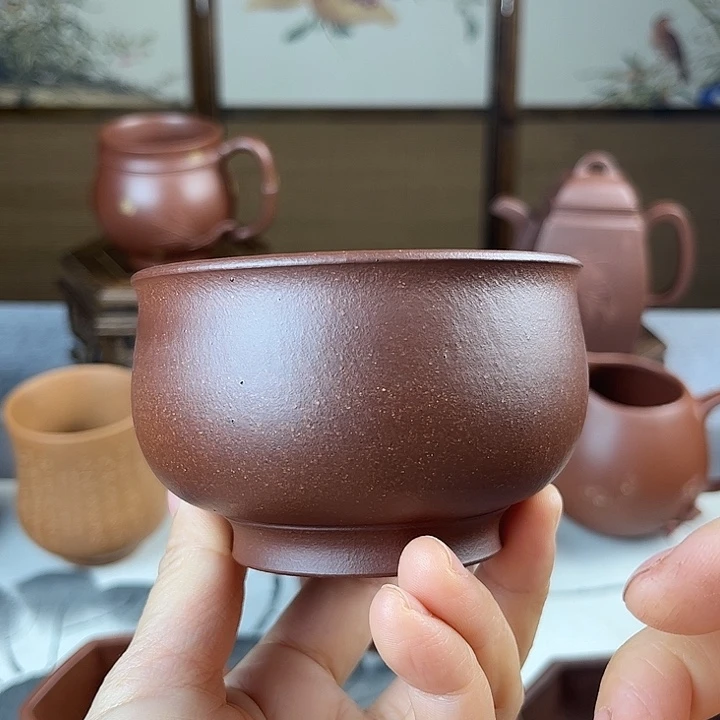 茶杯紫砂全手主人杯容量210
