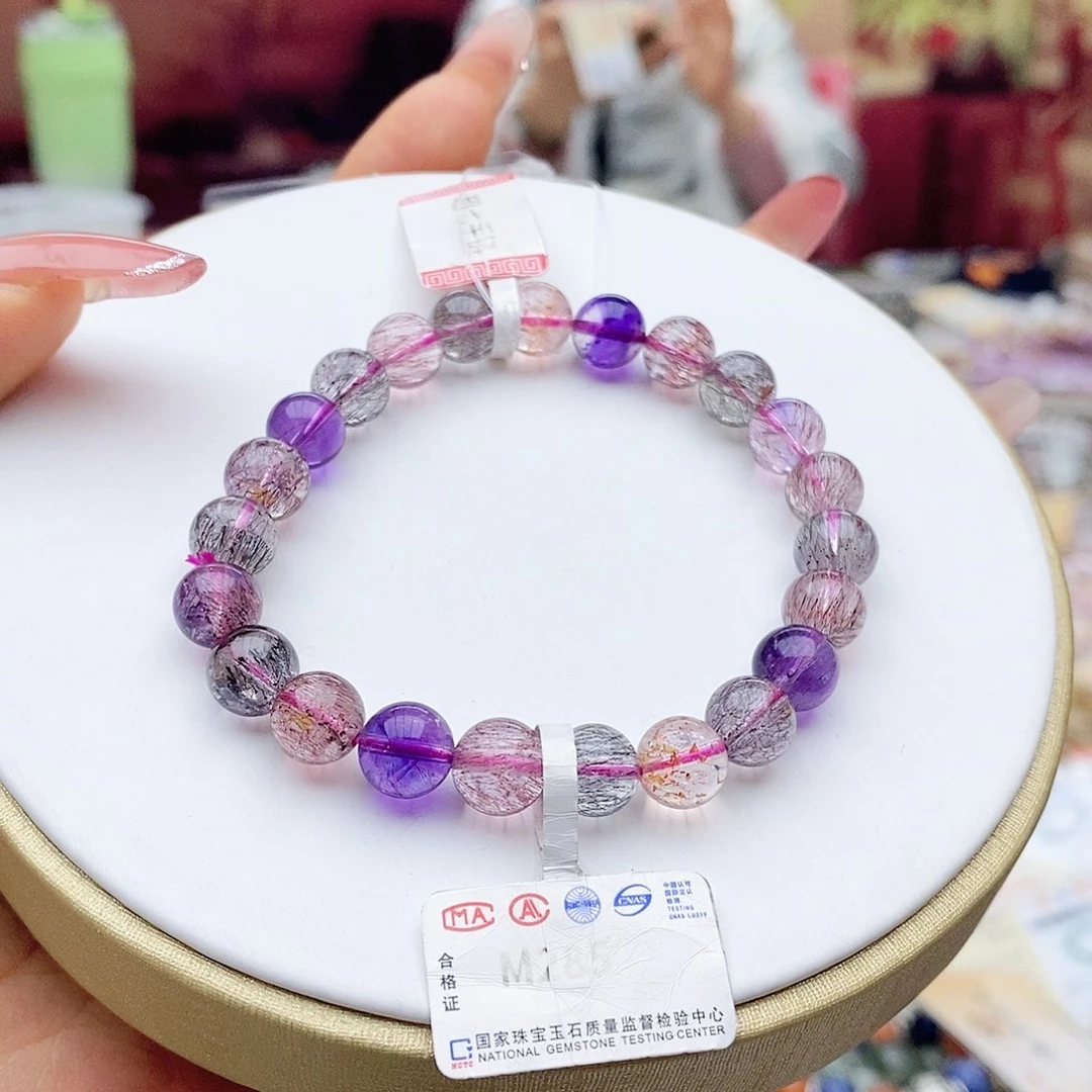 水晶手链未镶嵌M285表示8m