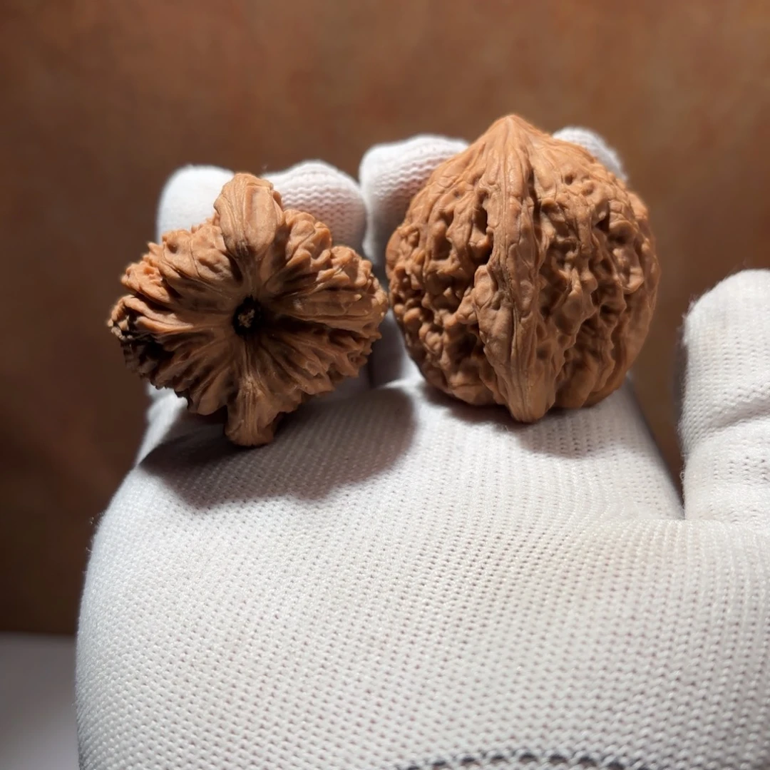 文玩核桃吊坠1号链接41-41-43凹底溜肩