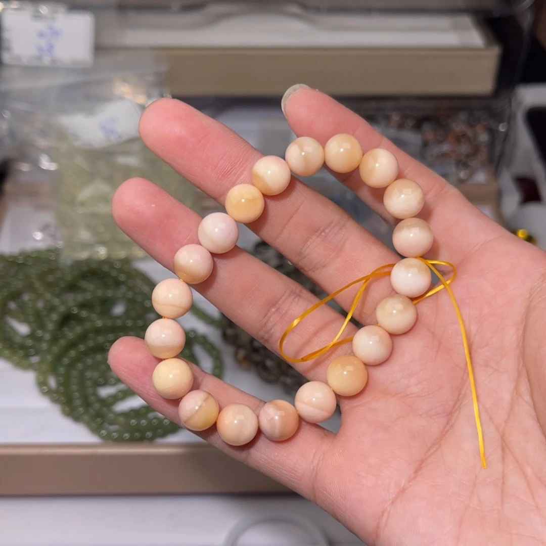 水晶手链未镶嵌缅黄072