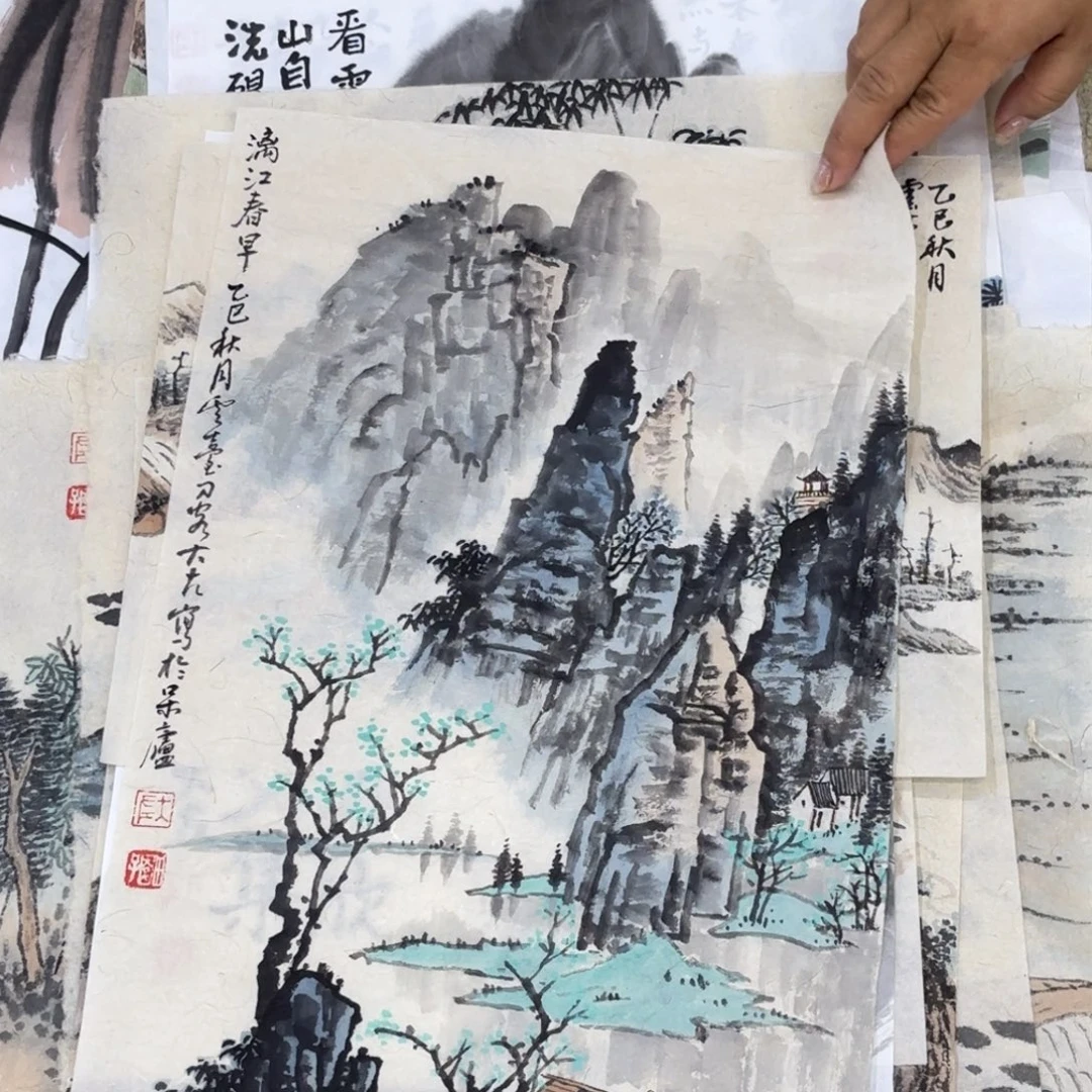 国画国画大左老师作品刘