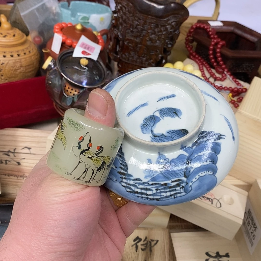 紫砂建盏工艺品摆件